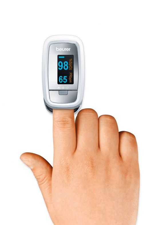 Máy đo oxy và nhịp tim Beurer PO 30, nhập Đức, BH 12 tháng