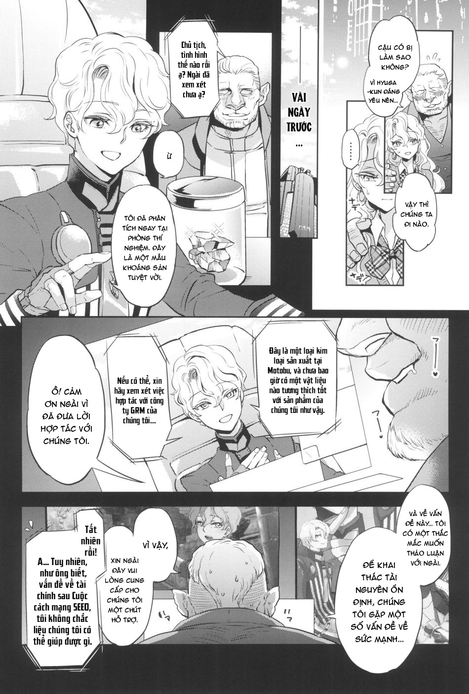 vì công ty, chủ tịch của chúng tôi sẵn sàng nhận sugar daddy chapter 1 3