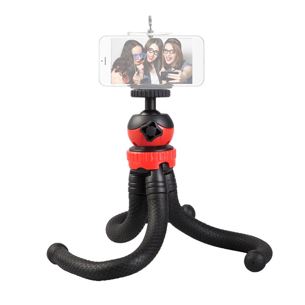 Giá đỡ chân đế hình nhện bạch tuộc linh hoạt mini với đầu bi 360 ° cho điện thoại thông minh máy ảnh hành động DSLR