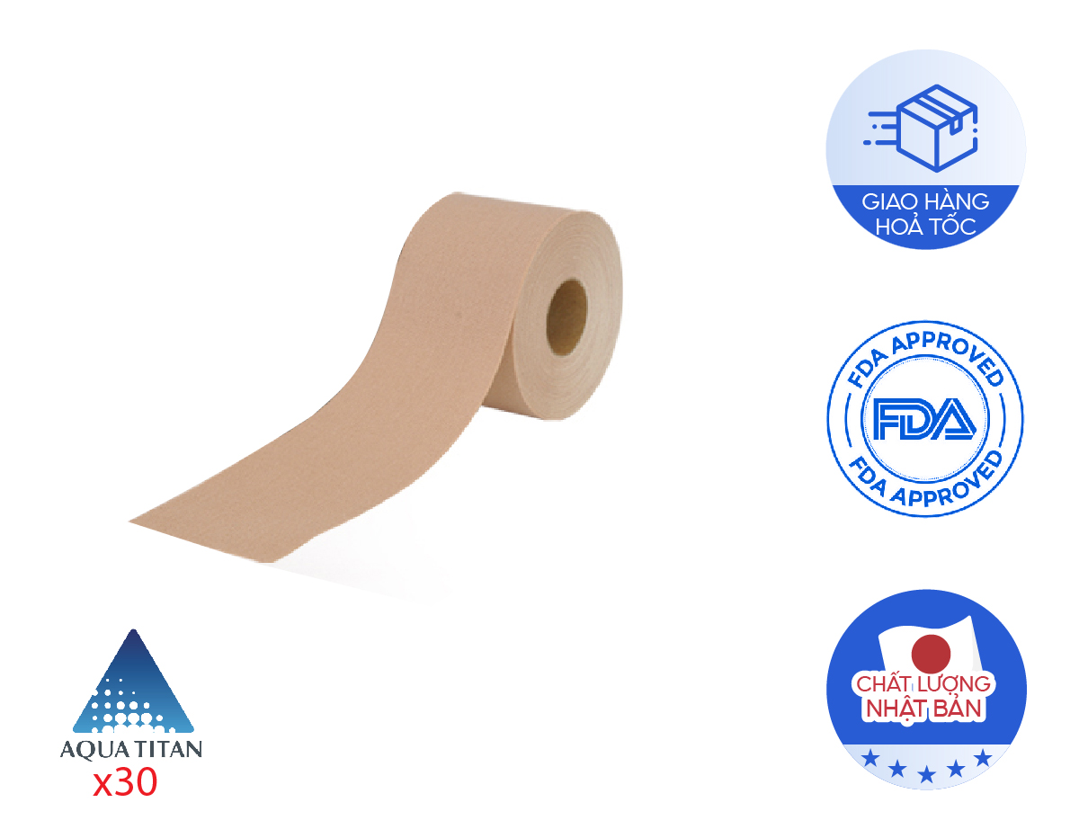 Băng dán cơ giảm đau X30 Phiten titanium tape x30 stretched PU711029