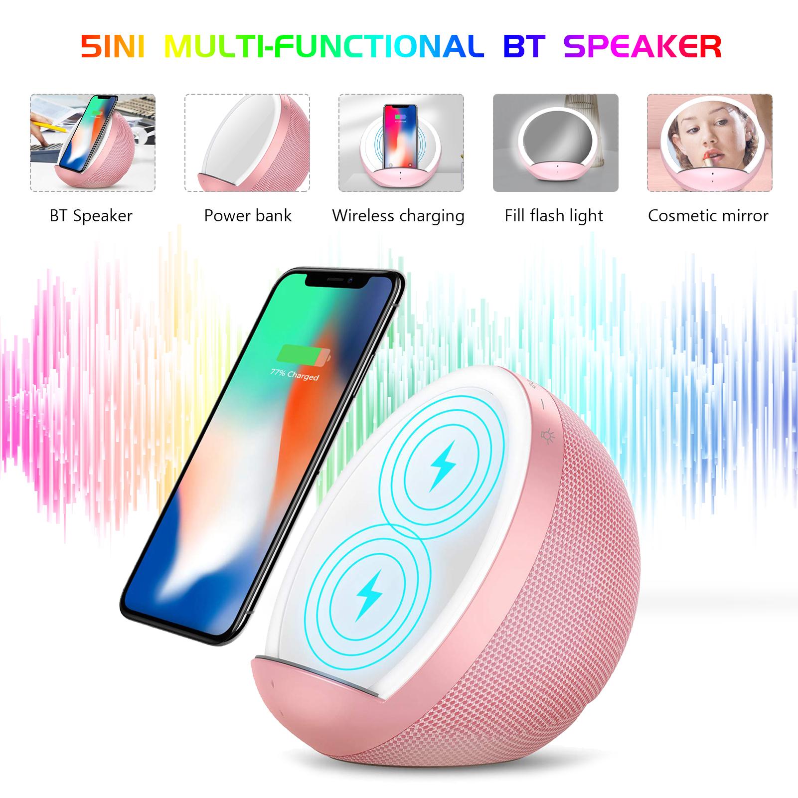 Loa bluetooth không dây có giá đỡ điện thoại