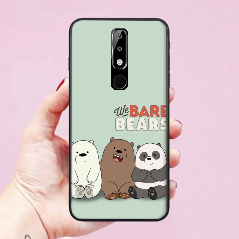 Ốp lưng dành cho điện thoại Nokia 5.1 Plus / X5 hình Chúng Ta là Gấu