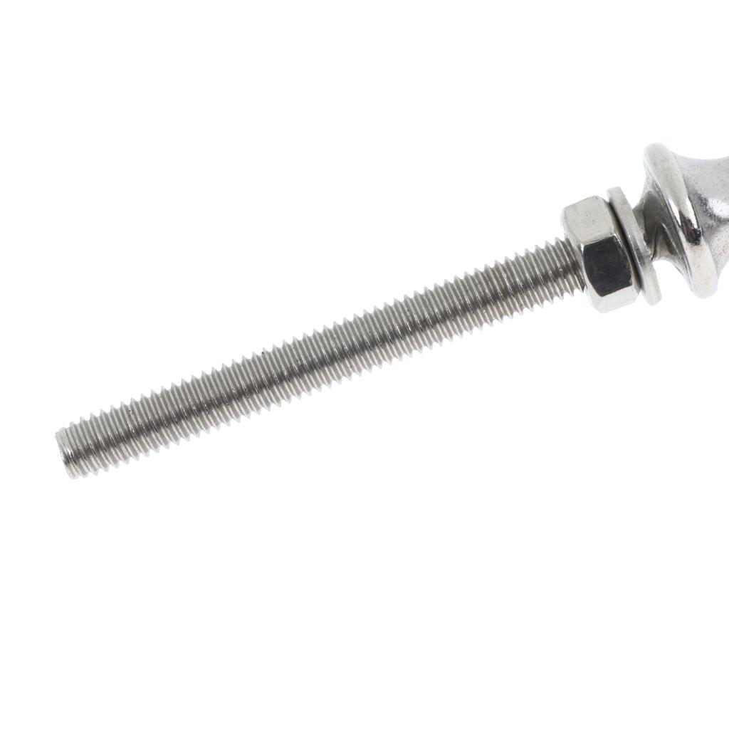 M6 M8 M10 Threaded Lifting Eye Bolt Ring Tie Down Stainless Steel