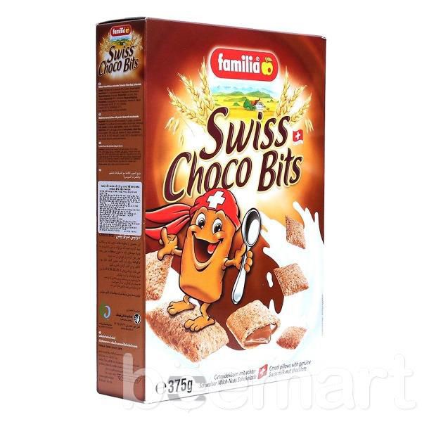 Ngũ Cốc Nhân Sô Cô La Cho Bé Swiss Choco Bits Nhập Khẩu Thụy Sĩ 375g