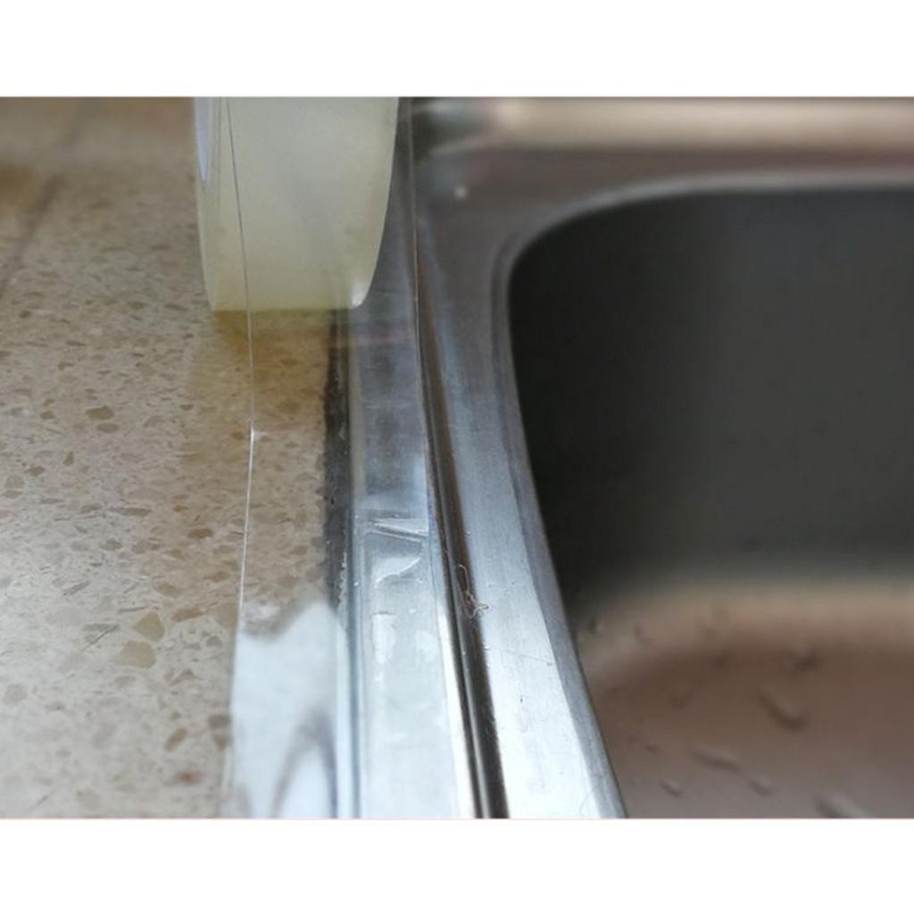 Kitchen Sink Caulk Strip Waterproof Dustproof Tape for Bathtub Wall Corner Seams Shower and Basin Sealer Decorative Trim