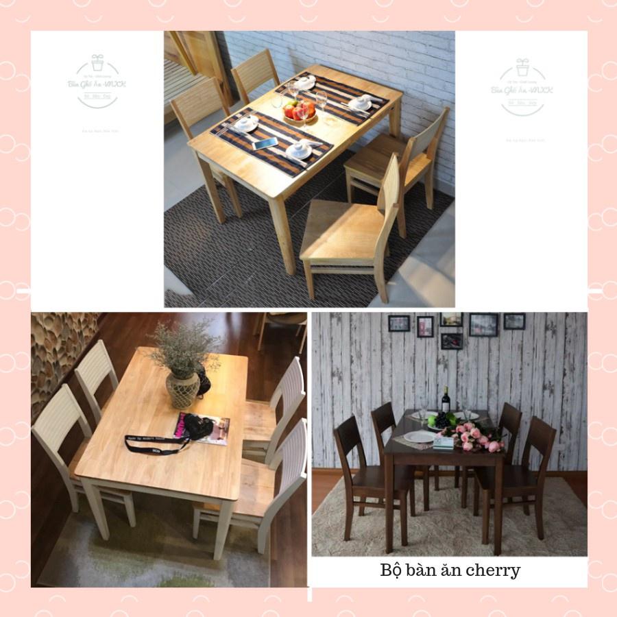 Bộ bàn ăn gỗ tự nhiên