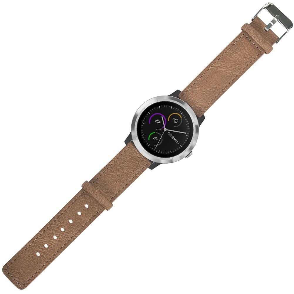 Dây đeo da mềm mại dành cho đồng hồ thông minh Garmin Vivoactive 3