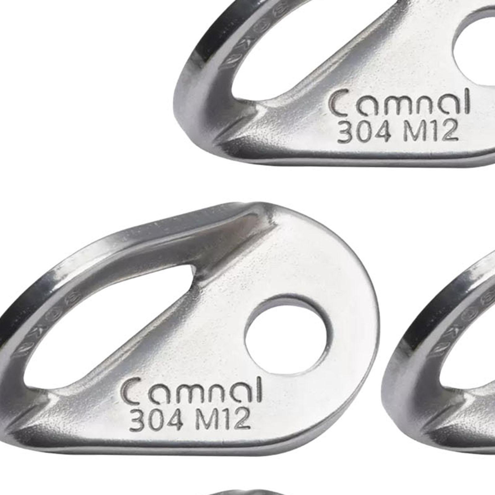 Climbing Anchor Point Nail Hanger Piton Bolt Hanger Heavy Duty 30kN Expansion Nail Bolt Hanger for Engineering Travel Outdoor Belay Camping