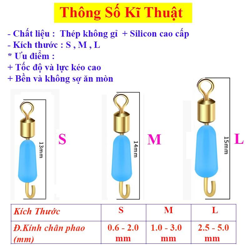 Vỉ Khóa Link Mà Ní Số 9 Câu Cá Chống Xoắn Cao cấp Siêu Tiện Lợi PK-3