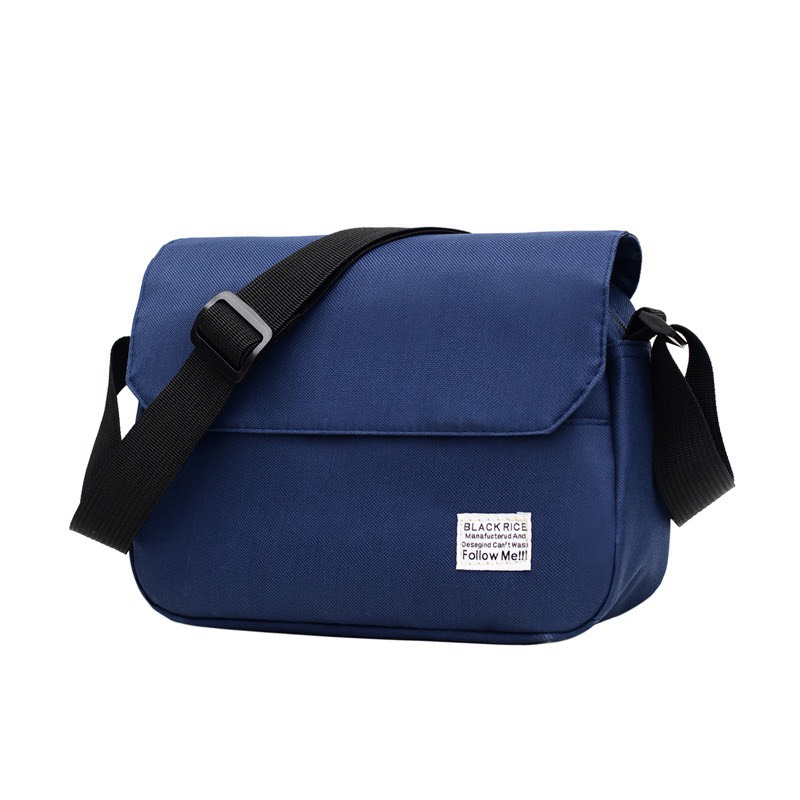 Túi Đeo Chéo Vải Canvas Bền Bỉ Phong Cách Thời Trang Unisex Nam Nữ Hàn-Hàng Chính Hãng DRU