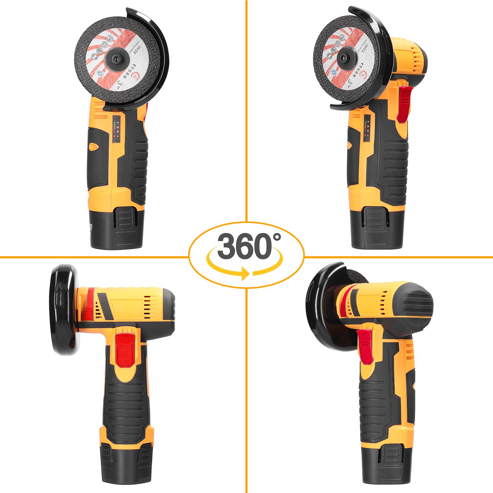 19500rpm Electric Grinding Machine Handheld Multifunctional Mini Grinder for Cutting Polishing Ceramic Tile Wood Stone Steel
