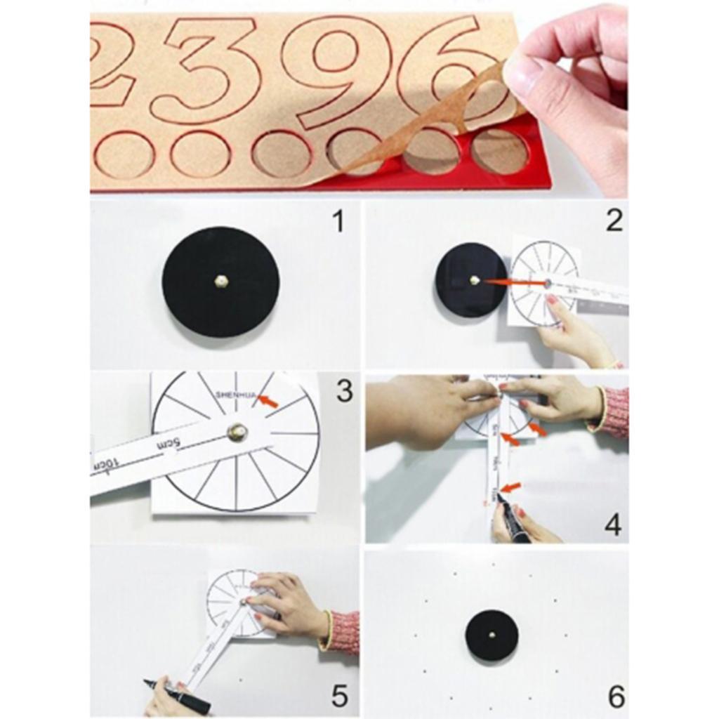 3D Mirror Sticker Wall Clock Removable Decal Vinyl Art Wall Sticker Clock