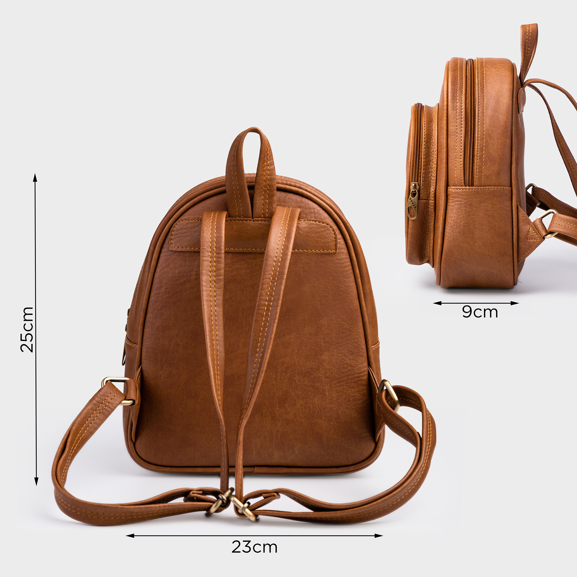 (HOT TREND) Balo da cao cấp - Balo nữ thời trang YUUMY YBA4 - balo da bò bền đẹp