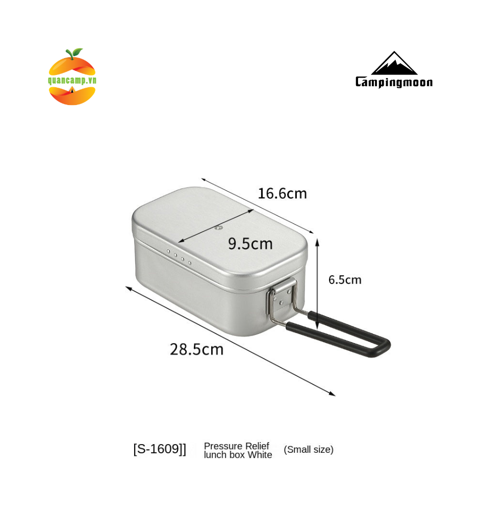 Hộp cơm trưa đa năng Lunch Box Campingmoon H-1609 / S-1609