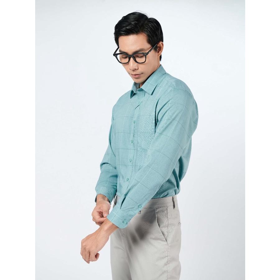 Áo Sơ mi Owen nam dài tay dáng Regular sợi Tre mềm mịn mát Mã AR220795DT