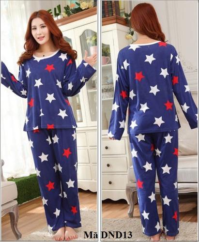 Bộ đồ ngủ hoạt hình dài tay DND13 - DND13