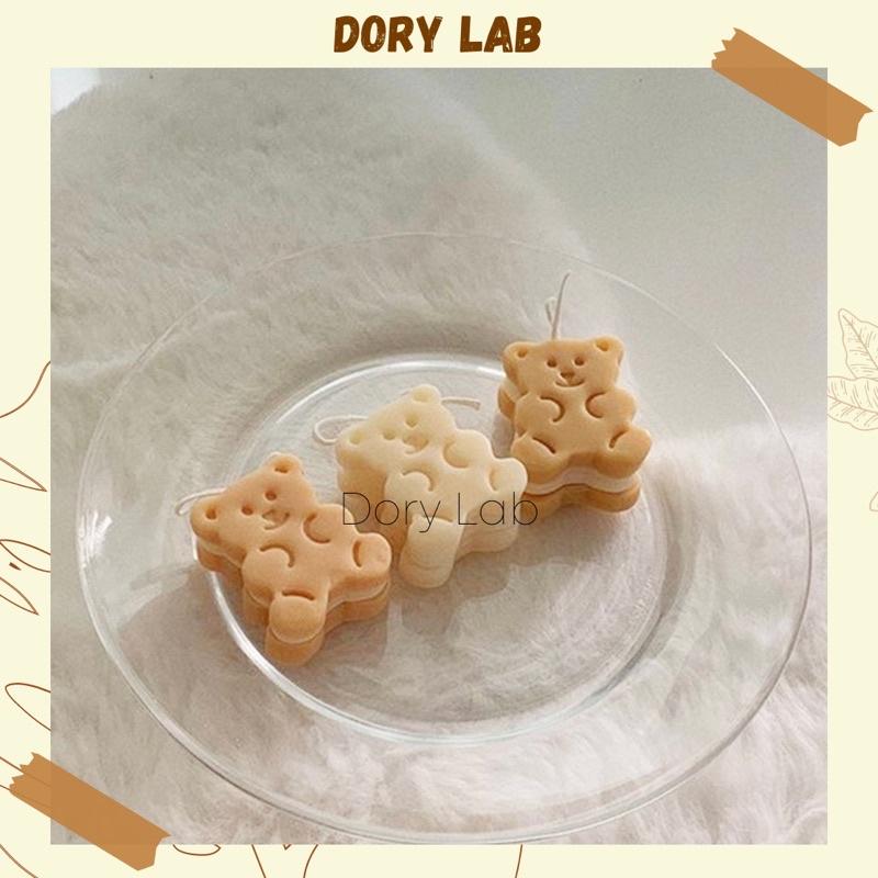 Nến Thơm Gấu Con 3 Lớp Cute Không Khói, Phụ Kiện Chụp Ảnh - Dory Lab