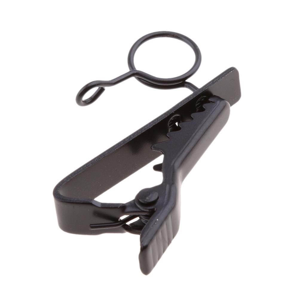 20 Pieces Ring-type Lapel Lavalier Tie Microphone Metal Clips Mic Holder