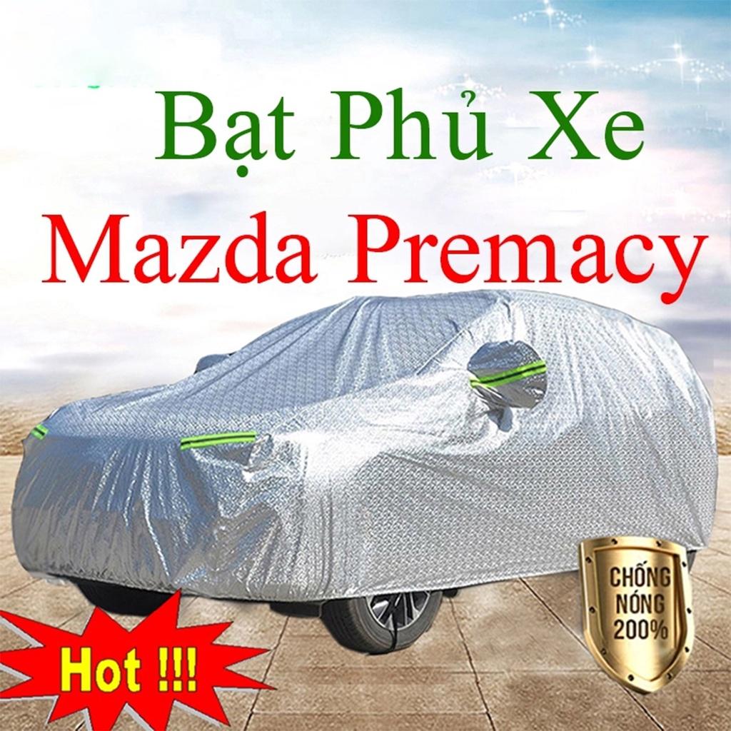 Bạt Phủ Xe Ô Tô Mazda Premacy - Bạt Phủ Ô Tô 7 Chỗ 3 Lớp Cao Cấp Chống Mưa, Chống Nắng, Chống Cháy Loại 1