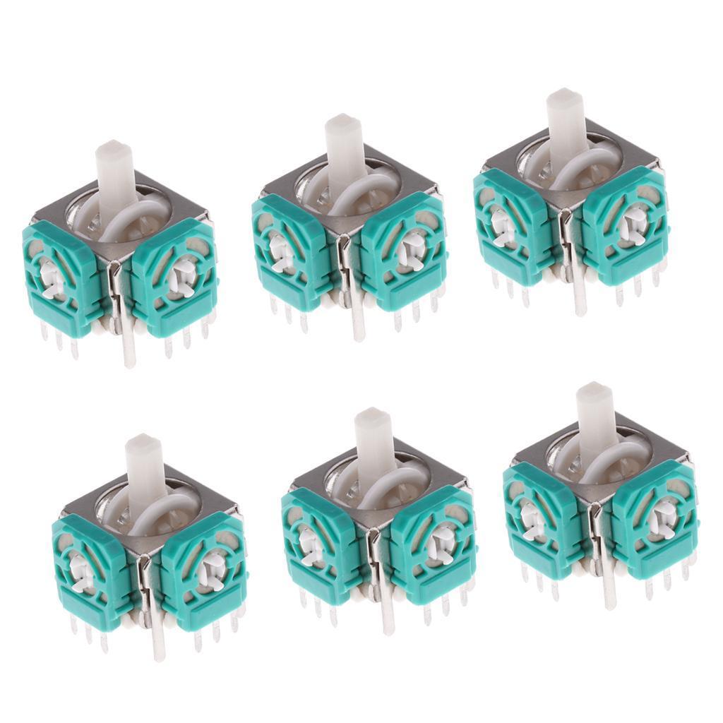 6x Analog Joystick Stick Switch Replacement for  GameCube Controller