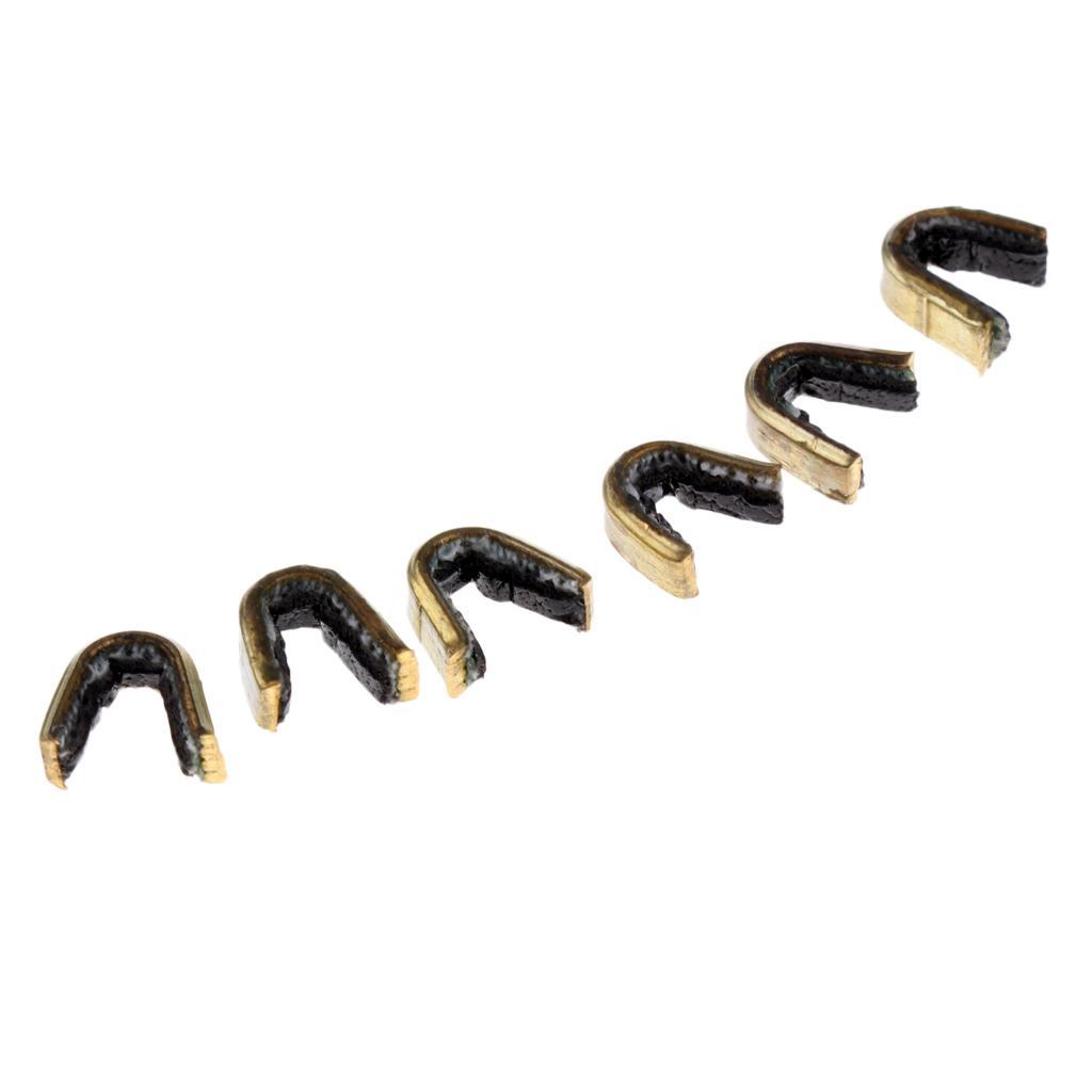 2-7pack 6 Pcs Bow String Nocks Set Buckle Clips for Nocking Point Archery
