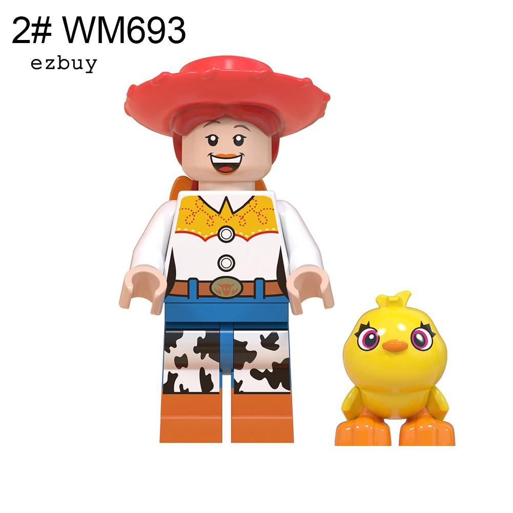 【EY】Toy Story Buzz Lightyear Woody Minifigure Building Blocks Kids Gift Collectible