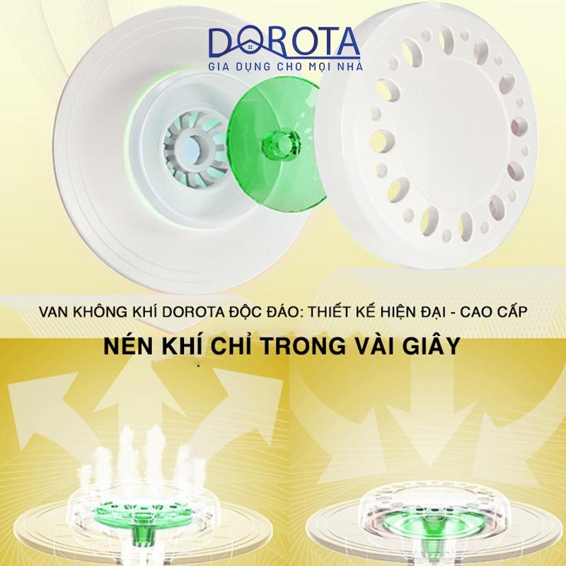 Túi hút chân không quần áo DOROTA không cần dùng bơm tái sử dụng chống mốc chống nước 45x70cm FL457