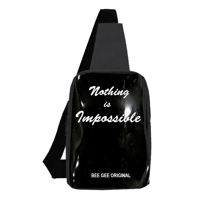 Túi đeo chéo nam nữ kiếng bóng trong suốt phản quang thời trang Hàn quốc form BEE GEE K03