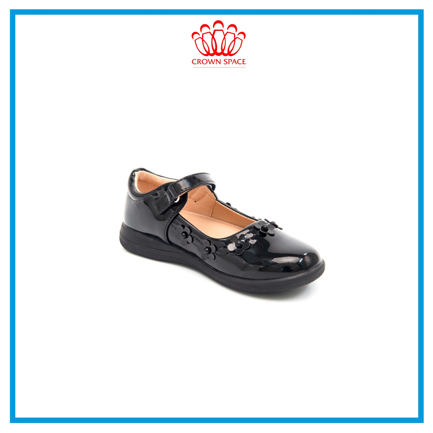 Giày Búp Bê Bé Gái Đi Học Đi Chơi Crown Space UK School Shoes CRUK3049 Nhẹ Êm Thoáng