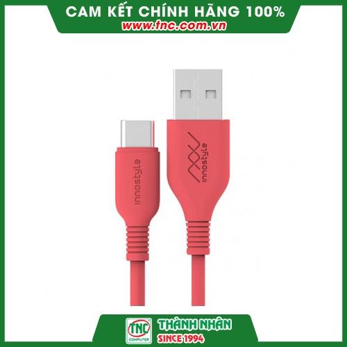 Cáp sạc Innostyle Jazzy USB-A sang USB-C IAC120-Hàng chính hãng.