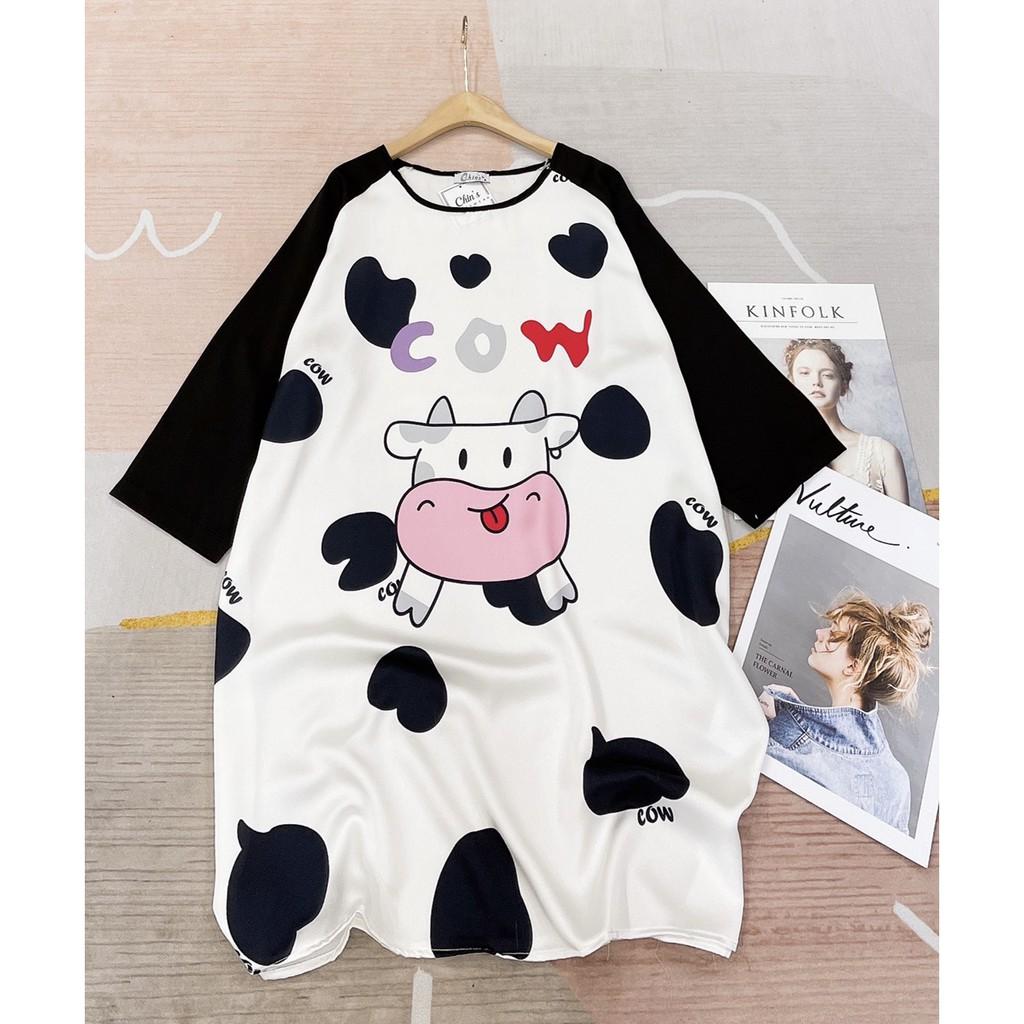Bộ Đồ Ngủ - Đồ Mặc Nhà - Váy ngủ - Lụa satin Pyjamas