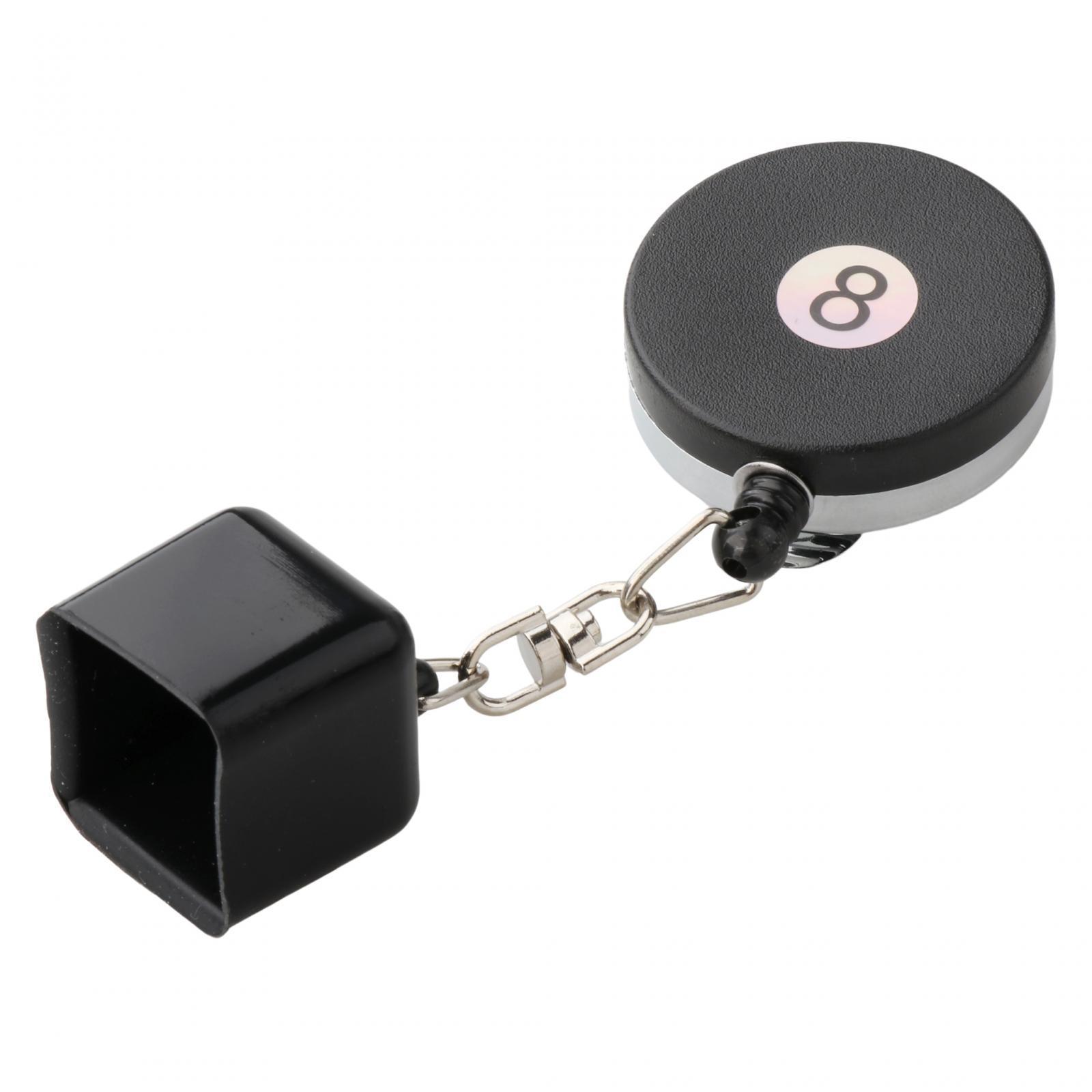 Pool Cue Chalk Holder Retractable Billiard Pool Chalk Cup Holders Chalk Case