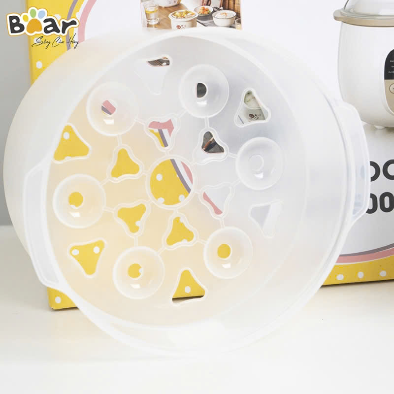 [Hàng chính hãng] Nồi nấu chậm Bear 0.8 Lít SUBE001 (bảng tiếng việt)