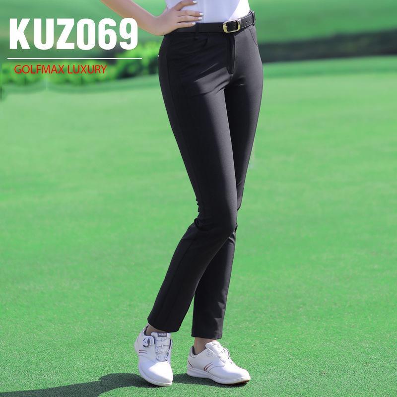 Quần dài nữ đánh Golf chính hãng PGM - KUZ069 - Chất liệu 86% sợi Po + 14% spandex cao cấp, bền đẹp