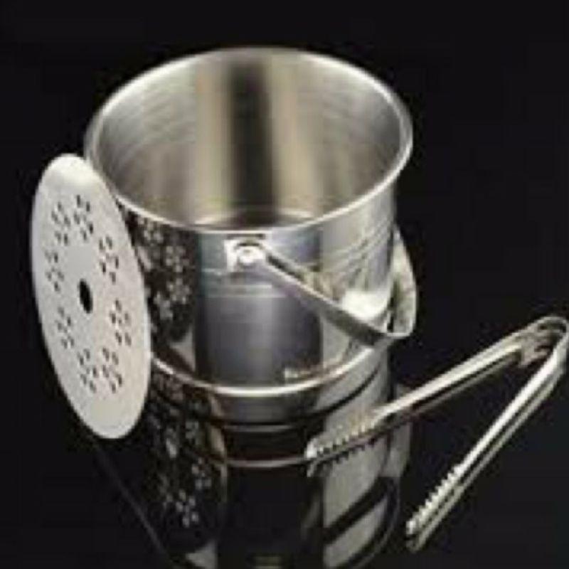 Xô đựng đá bằng inox tặng kèm 1 kẹp gắp đá