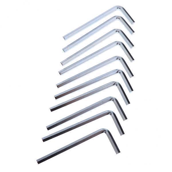 5x10 Pieces Sturdy 4mm Hexagonal Inline Roller Skate L-shape Wrench Hex Tool