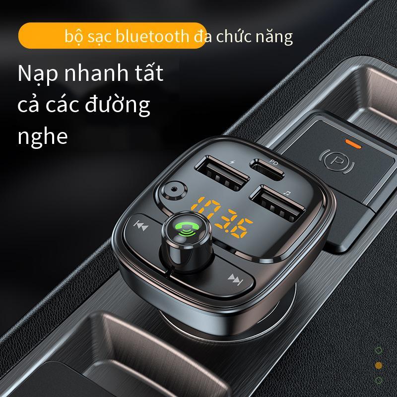 Giá Rẻ Nhất Bluetooth Xe Hơi MP3 Nghe Bluetooth Thông Minh 5.1 Chip Ổ Đĩa U/Thẻ TF PD24W Sạc Nhanh + 2.4A Sạc Xe Hơi