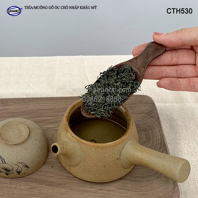 Thìa/Muỗng xúc trà gỗ Óc Chó - Trong văn hóa trà đạo Nhật Bản (Đủ kiểu dáng) Dùng xúc cafe, xúc gia vị, ăn uống sạch, decor trang trí