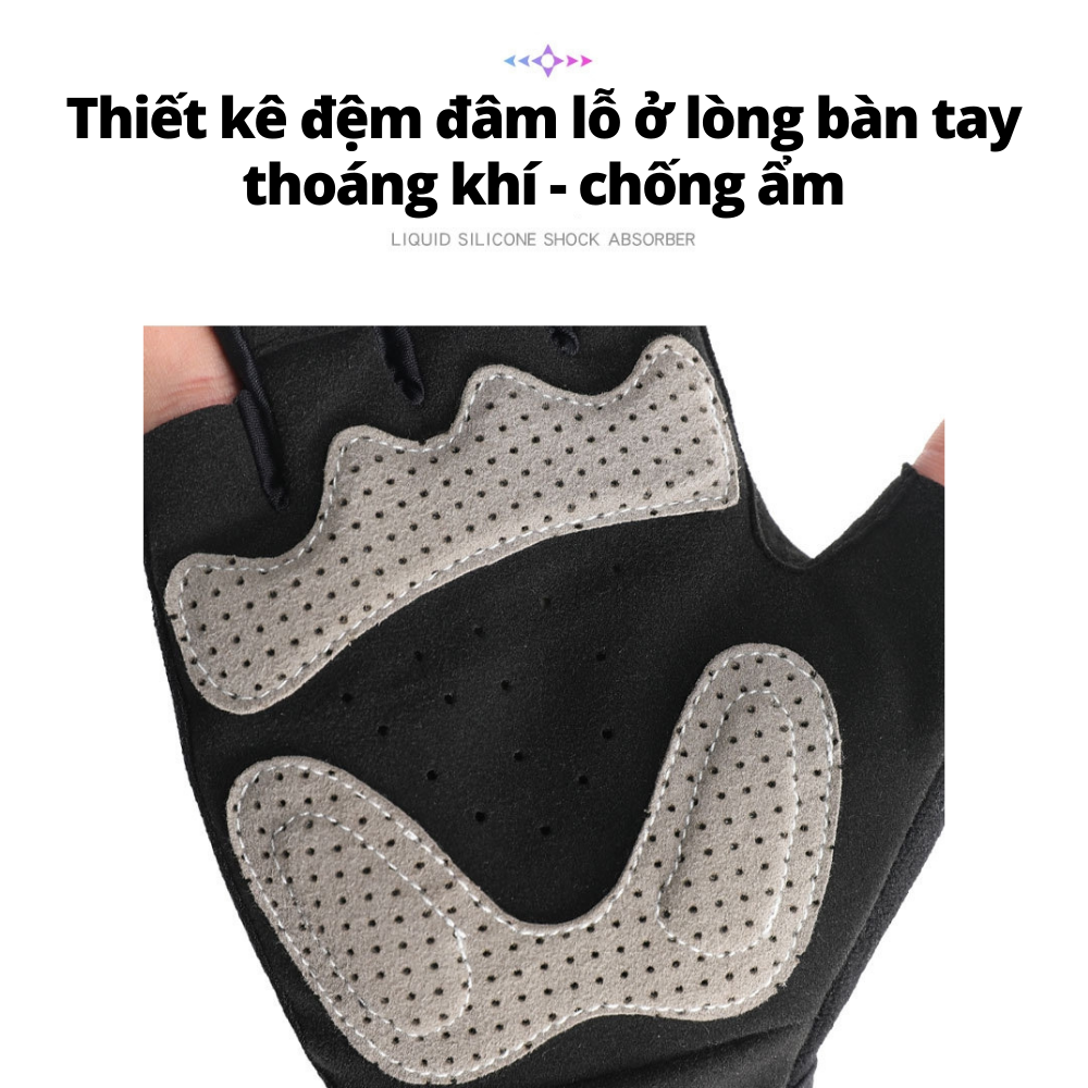 Găng Tay Cụt Ngón Phản Quang Chạy Xe Đạp, Xe Máy Hatsu MCFK 0202 | Bao Tay Cụt Ngón Thể Thao, Phản Quang Cảnh Báo An Toàn Ban Đêm | Găng Tay Phượt Nam/Nữ - Theyanch Half-Finger Gloves