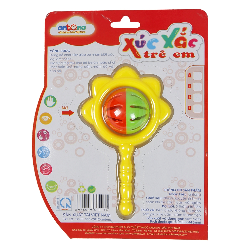 Đồ Chơi Cho Bé Xúc Xắc Chùy Antona No.013c