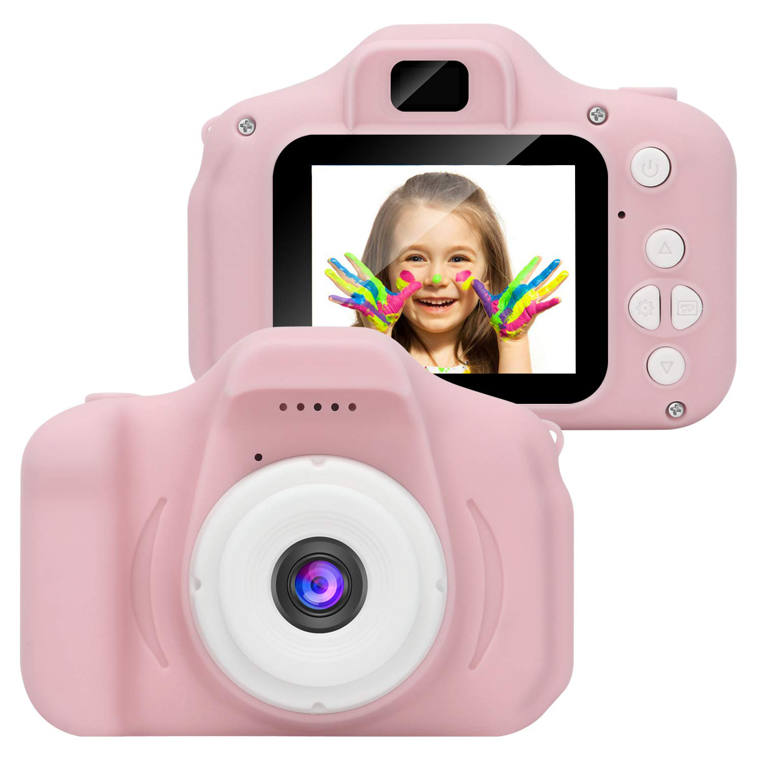 Máy Ảnh Kỹ Thuật Số Mini 8Mp Hd Chống Va Đập Phù Hợp Với Trẻ Em Kids Digital Video Camera Mini