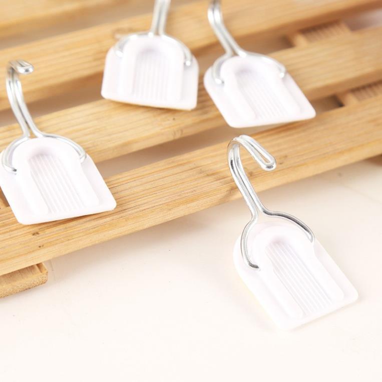 Bộ 6 Móc Dán Tường HOOK, Móc Nhựa Treo Đồ Dính Tường