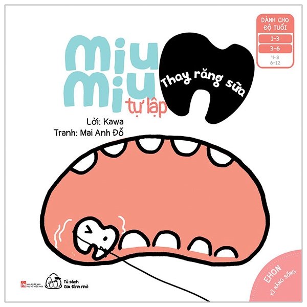 Sách Muki - Bộ 6 Cuốn Ehon Kĩ Năng Sống: Miu Miu Tự Lập (Tặng Sổ Tay)