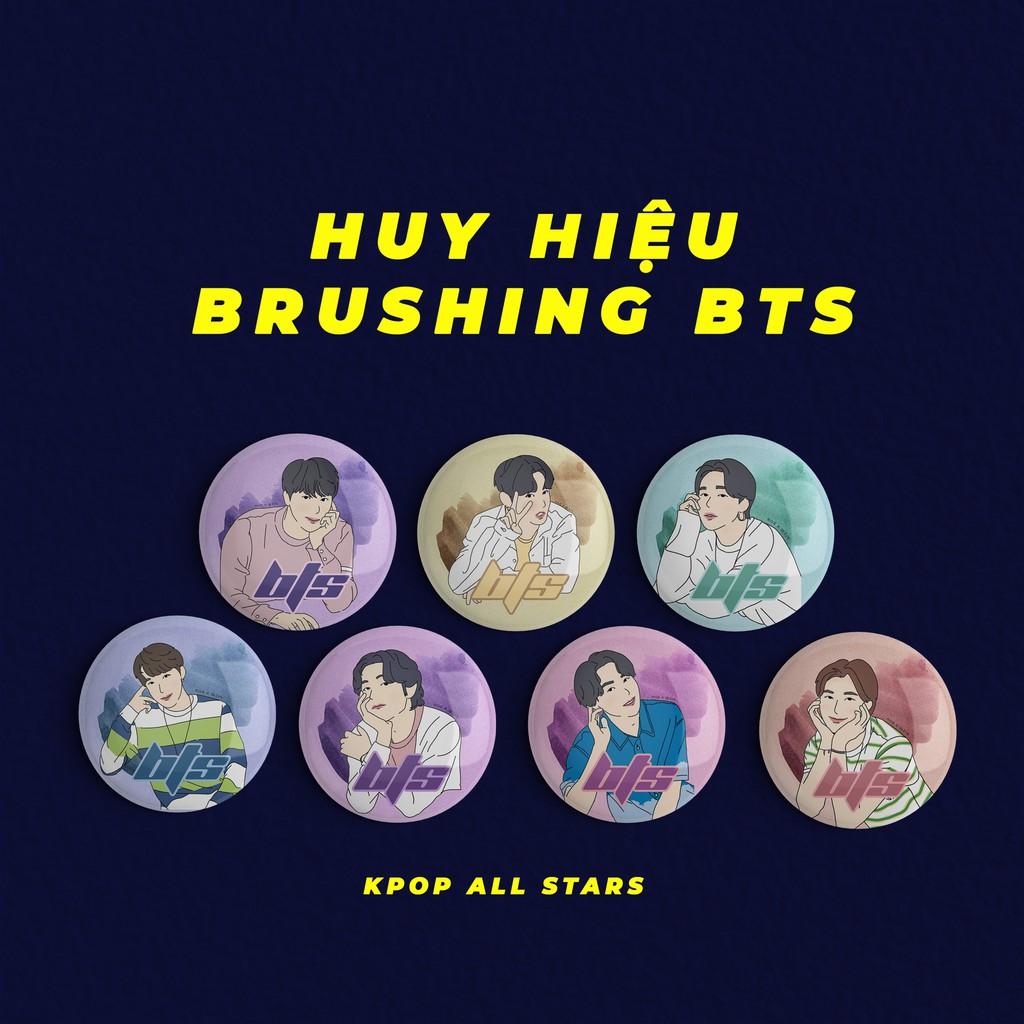 7 HUY HIỆU BTS LINEART T4 JUNGKOOK, TAEHYUNG, YOONGI, NAMJOON, JHOPE, JIN, JIMIN