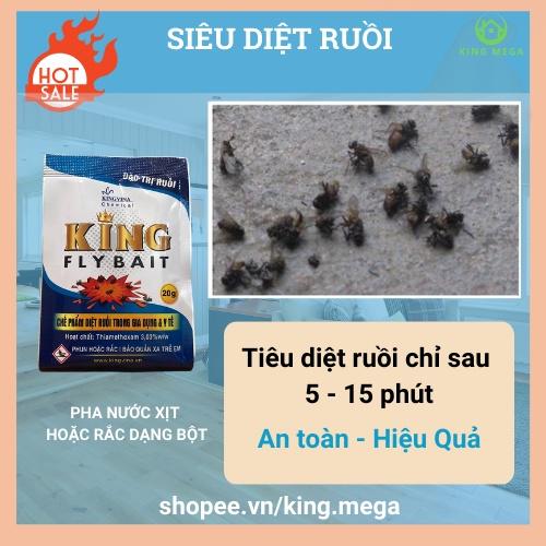 Thuốc diệt ruồi King Fly Bait - Siêu hiệu quả diệt ruồi nhanh - An toàn tuyệt đối
