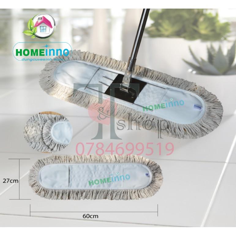 Tấm Giẻ Cotton 60cm Thay Thế Cây Lau Bụi, Lau Ẩm Homeinno