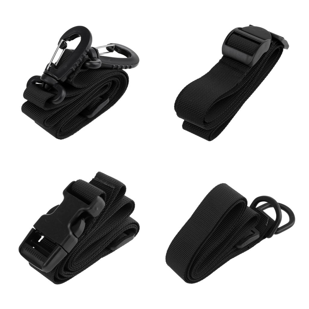 Outdoor Strapping Band Backpack Webbing Strap Belt Swivel Clip Buckle