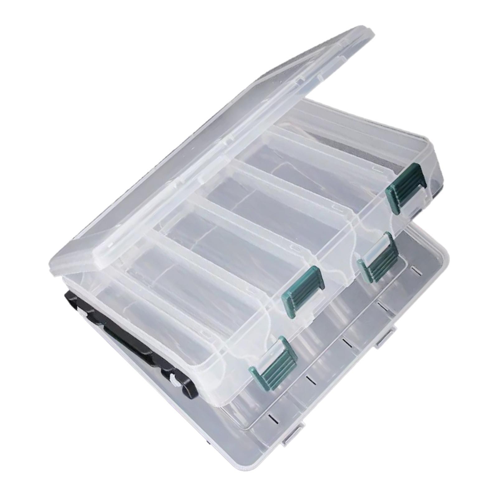 Tackle Box Tackle Storage Lure Hooks Multi Compartments Fishing Gear Accessory Removable Handle Portable Fly Fishing Organizer