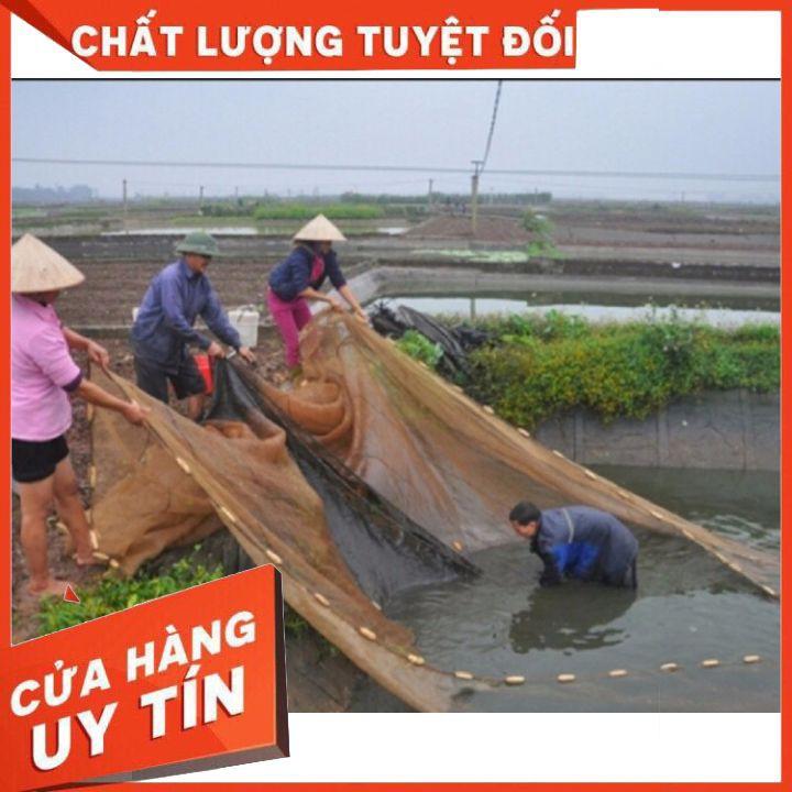 Lưới Vét Cá Tôm Cao 2m dài 20m 30m Hàng Chất Lượng Cao Gia Công