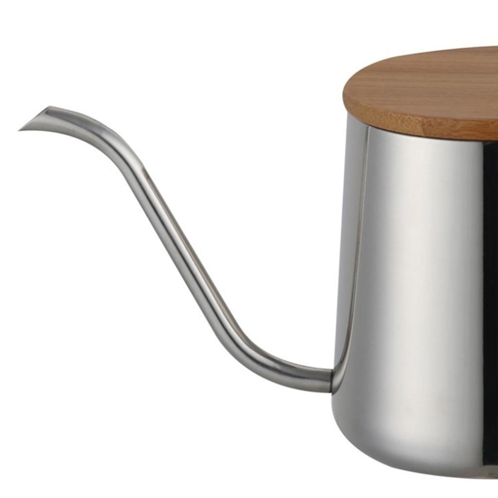 2X Gooseneck Pot Stainless Steel Pour Kettle 350ml